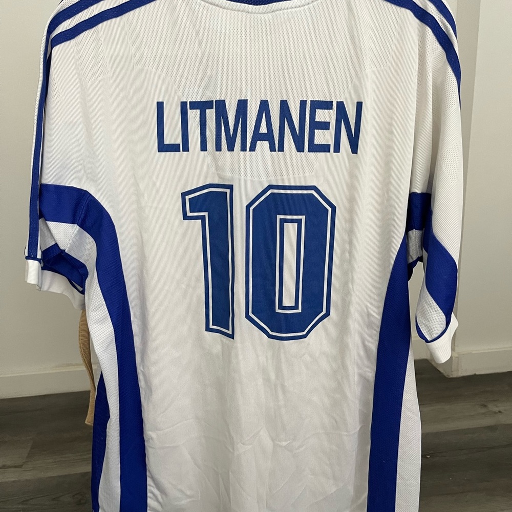 Finland Home Jersey - Litmanen